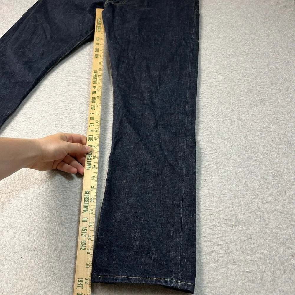 Polo Ralph Lauren Jeans Mens 38x32 Blue Sullivan Slim Dark Denim Indigo Logo